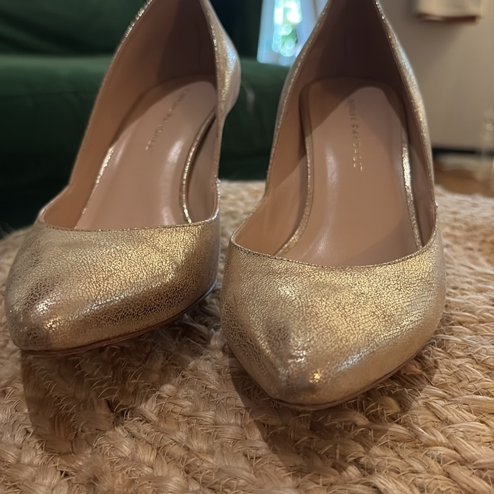 Loeffler Randall Gold Tamsin Pumps 8.5 - Picture 9 of 10